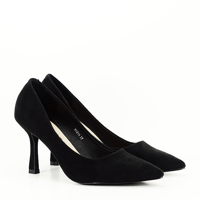 Pantofi negri eleganti H1014 01 [4]