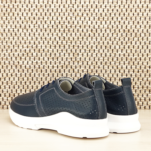 Pantofi piele naturala bleumarin Angela M4 [4]