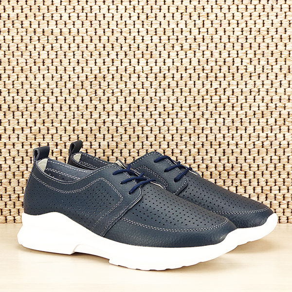 Pantofi piele naturala bleumarin Angela M4 [3]
