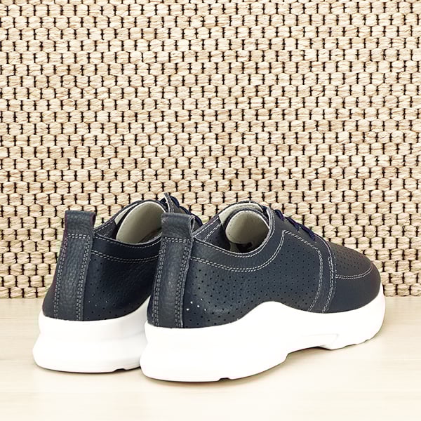 Pantofi piele naturala bleumarin Angela M4 [5]
