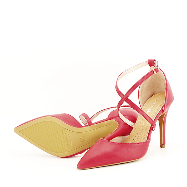 Pantofi rosii cu toc cui Zoe 04 [8]