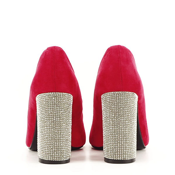 Pantofi rosii cu toc Debbie 02 [6]