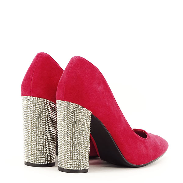 Pantofi rosii cu toc Debbie 02 [5]
