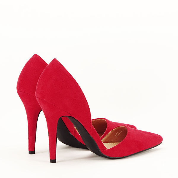 Pantofi rosii decupati Antonia 04 [5]