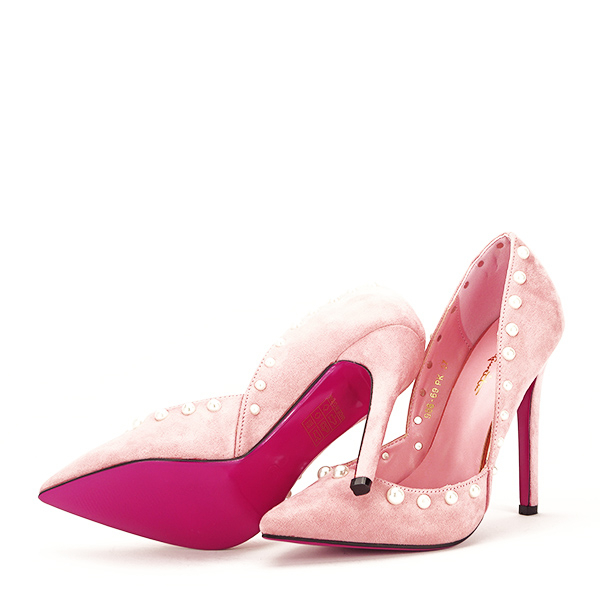 Pantofi roz decupati Carina 04 [7]