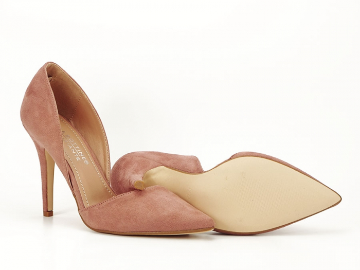 PANTOFI ROZ SOMON DECUPATI ANTONIA 04 [7]