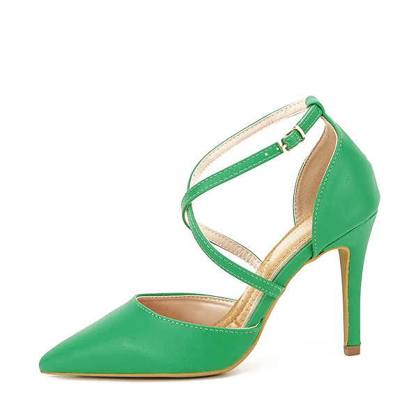 Pantofi verde crud cu toc cui Zoe 04 [2]