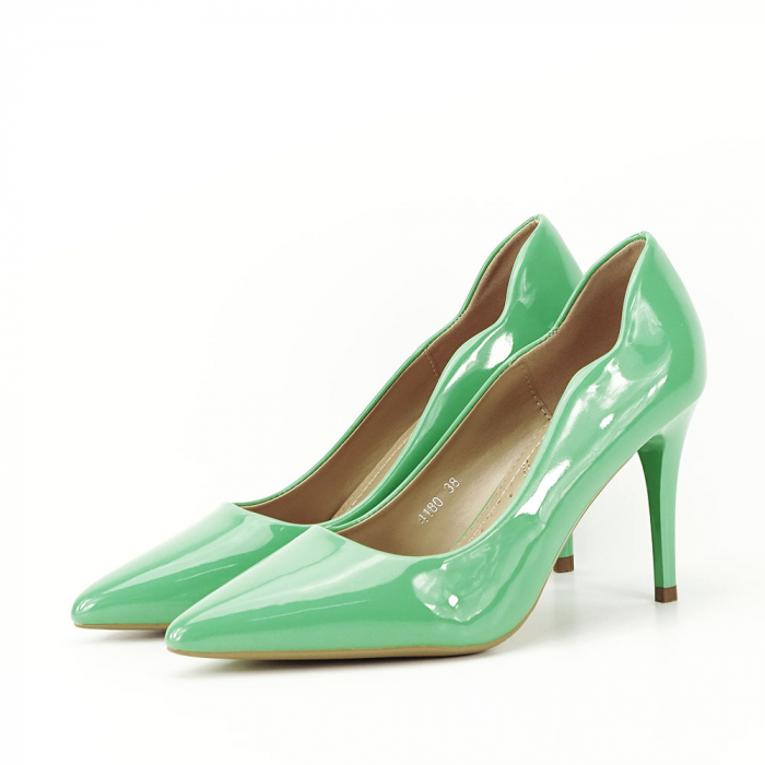 Pantofi verzi lacuiti Tiffany 03 [2]