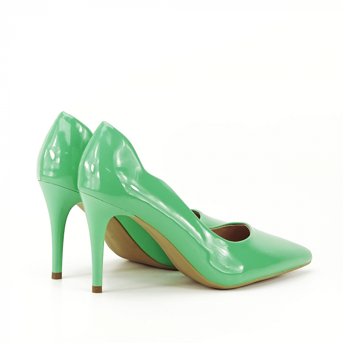 Pantofi verzi lacuiti Tiffany 03 [4]