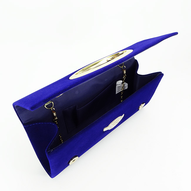 Plic elegant din catifea B-HY2068A 01 Albastru inchis [8]