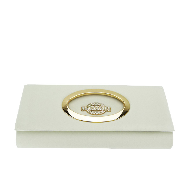 Plic elegant din catifea B-HY2068A 01 Crem [4]
