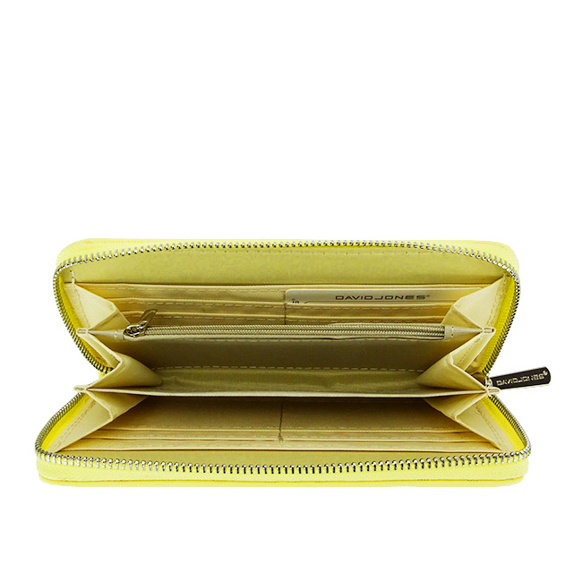 Portofel dama cu model David Jones B-P125-510 07 Galben deschis [5]