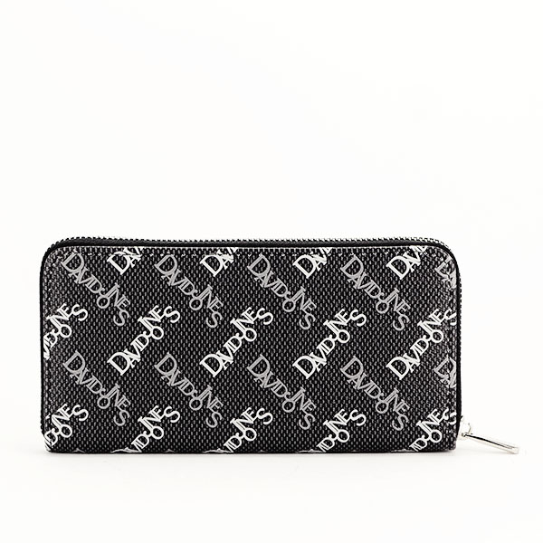Portofel David Jones cu imprimeu logo B-P108-510 07 Negru [3]