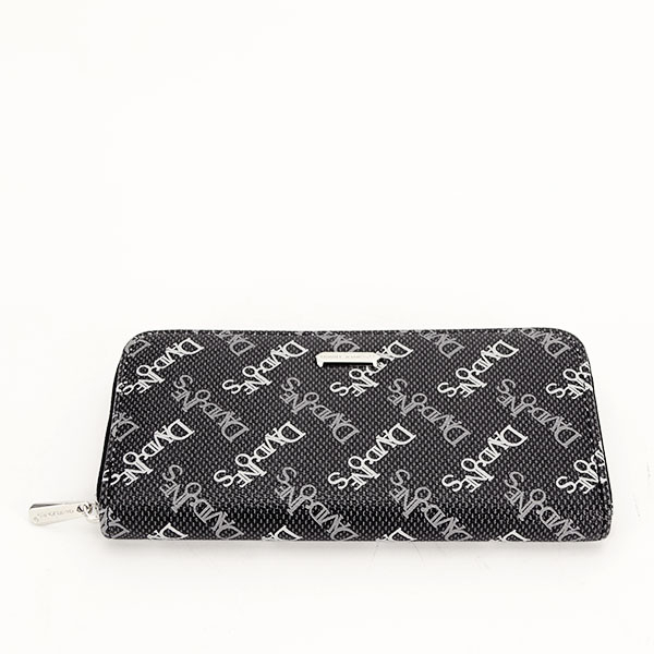 Portofel David Jones cu imprimeu logo B-P108-510 07 Negru [4]