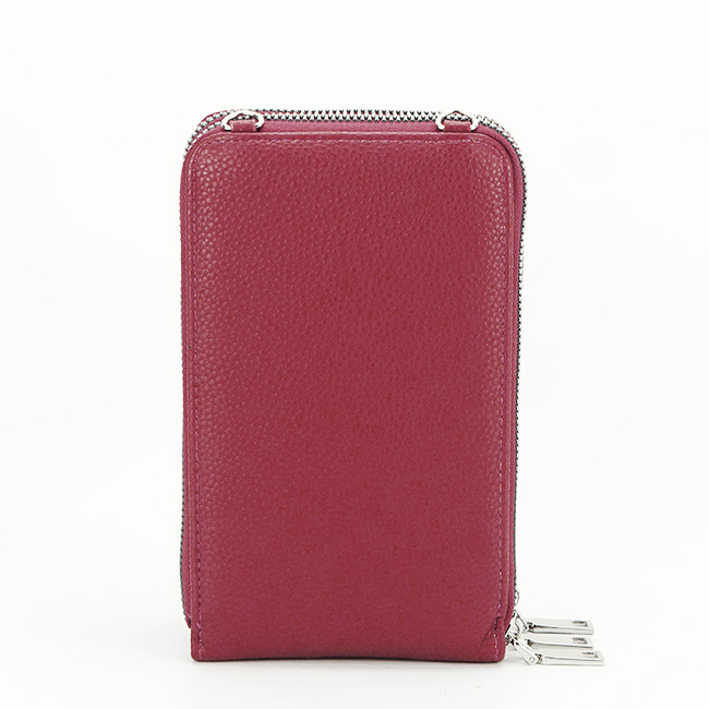 Portofel si port telefon Flora&Co B-6018 07 Rosu bordo [5]