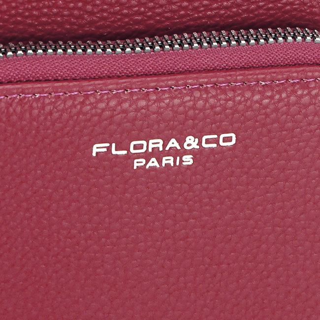 Portofel si port telefon Flora&Co B-6018 07 Rosu bordo [9]