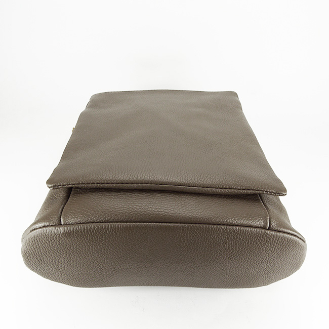 Rucsac dama din piele naturala, B-1441 123, 37x30x12cm, Maro [6]