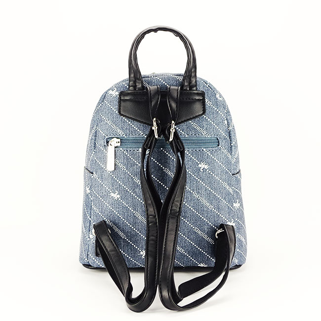 Rucsac albastru David Jones Paris B-CH21053 18 [4]