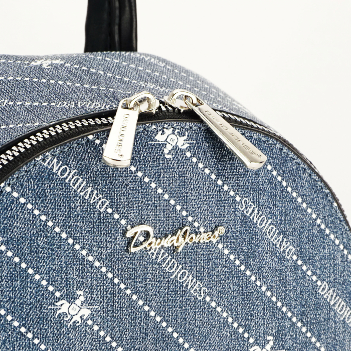 Rucsac albastru David Jones Paris B-CH21053 18 [8]