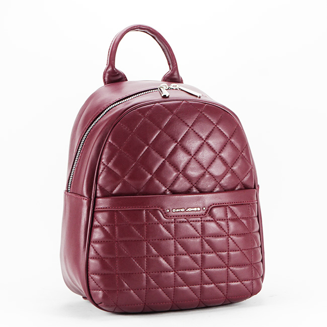 Rucsac David Jones cu imprimeu B-6824-2 119 bordo