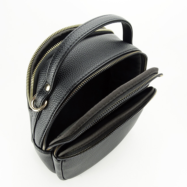 Rucsac dama convertibil in geanta, Flora&co Paris, F3610 120 Negru [7]