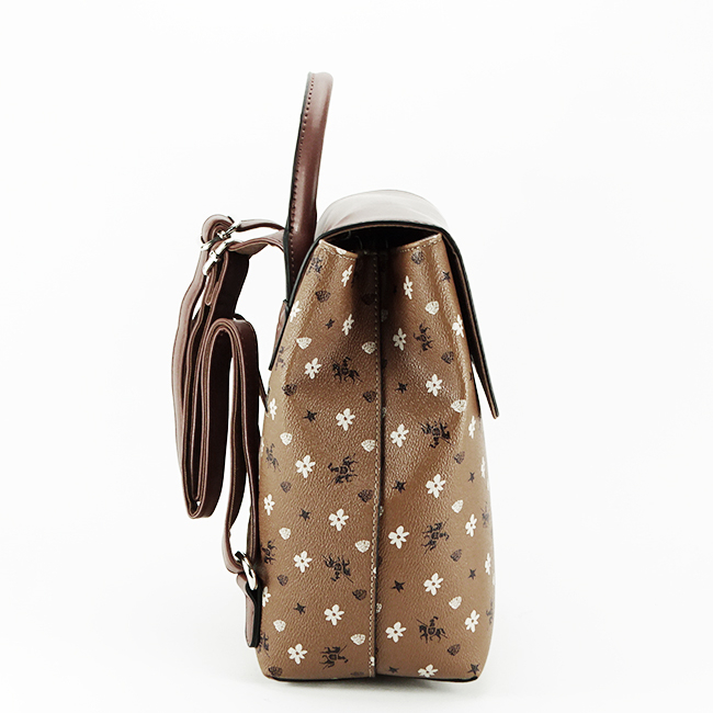 Rucsac cu imprimeu David Jones B-6534A-1 119 Maro cognac [3]