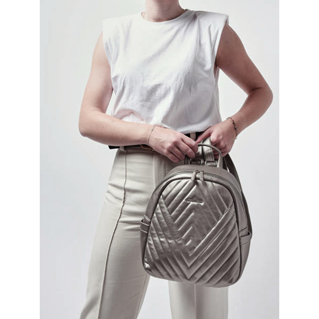 Rucsac casual David Jones B-6724-4 19 Argintiu [2]