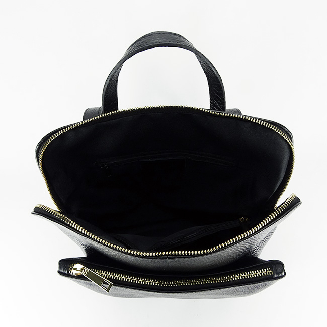 Rucsac 2 in 1  din piele naturala B-1441 123 negru [7]