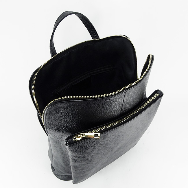 Rucsac 2 in 1  din piele naturala B-1441 123 negru [8]