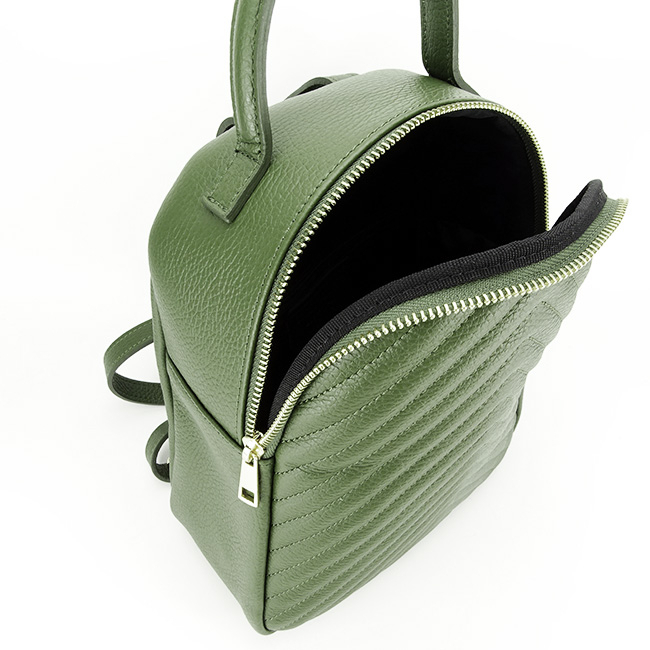 Rucsac dama din piele naturala B-8955 121 Kaki [7]
