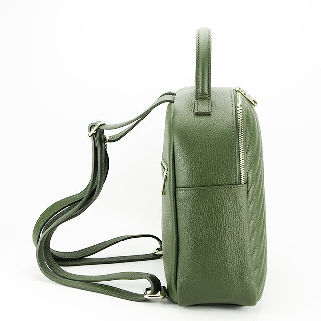 Rucsac dama din piele naturala B-8955 121 Kaki [3]