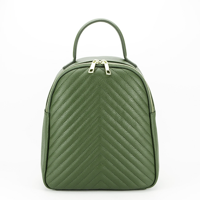 Rucsac dama din piele naturala B-8955 121 Kaki [2]