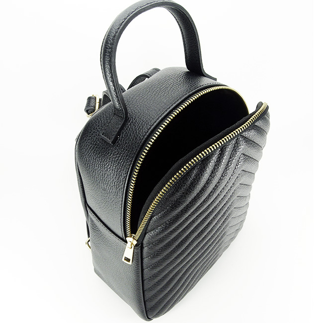 Rucsac dama din piele naturala B-8955 121 Negru [7]