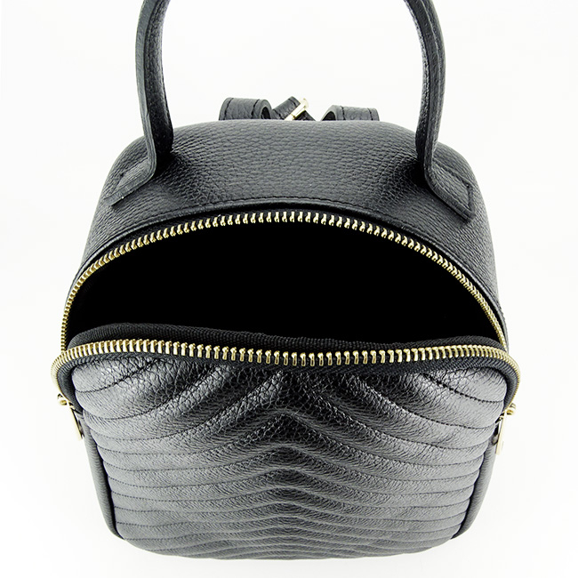 Rucsac dama din piele naturala B-8955 121 Negru [6]