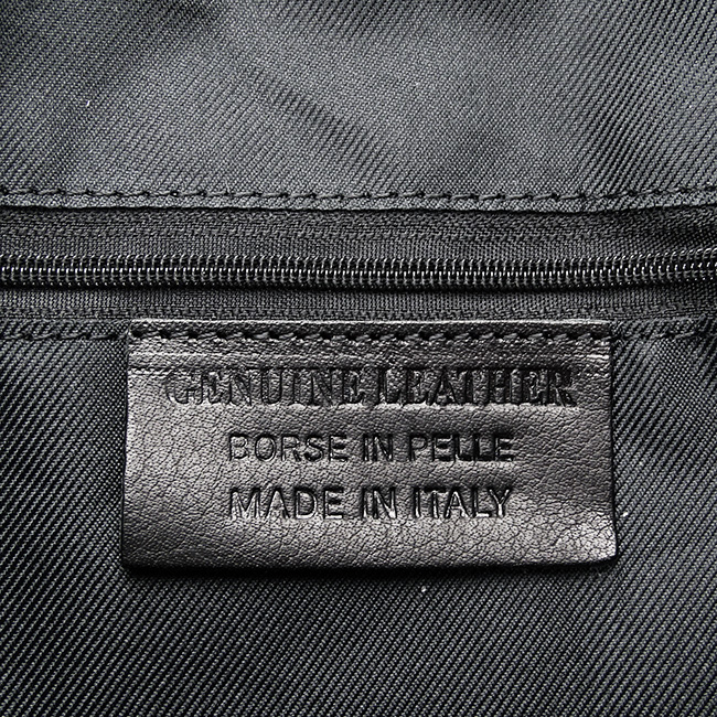 Rucsac din piele naturala cu pandantiv B-6226 121 Negru [8]