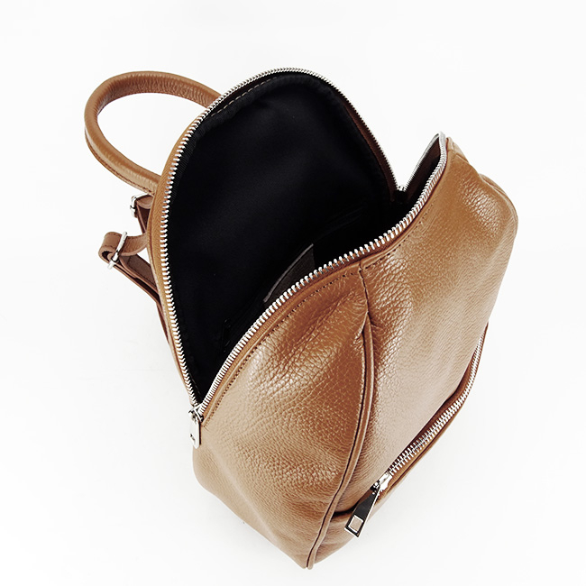 Rucsac dama din piele naturala B-8985 121 Cognac [8]