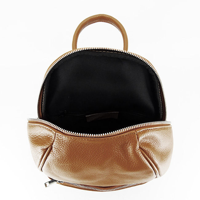 Rucsac dama din piele naturala B-8985 121 Cognac [7]