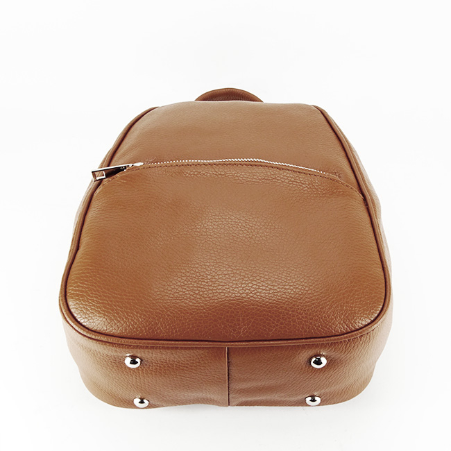 Rucsac dama din piele naturala B-8985 121 Cognac [5]