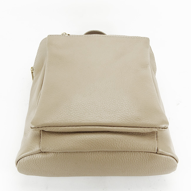 Rucsac dama din piele naturala Made in Italy B-1001 123 Bej [6]