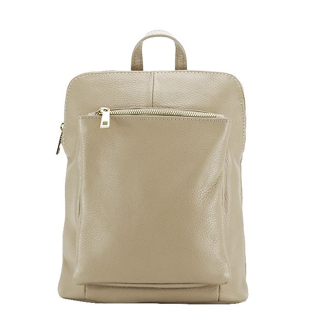 Rucsac dama din piele naturala Made in Italy B-1001 123 Bej [2]