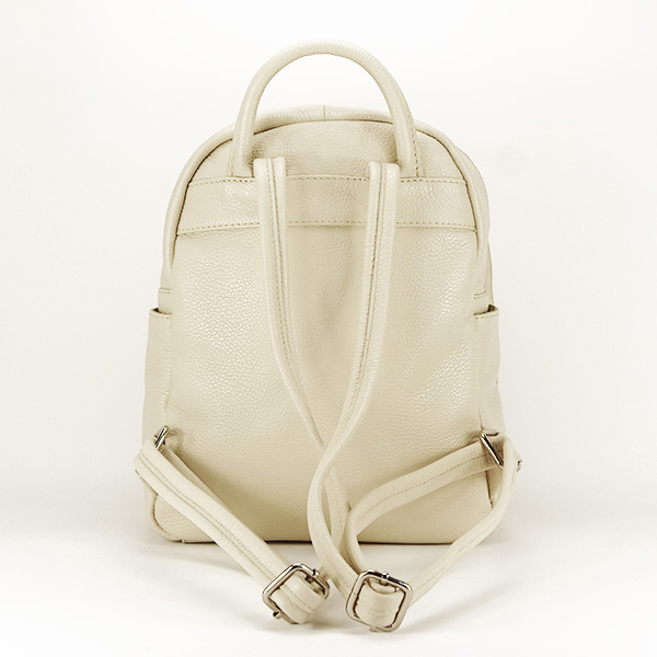 Rucsac crem din piele naturala B-9989 122 [4]