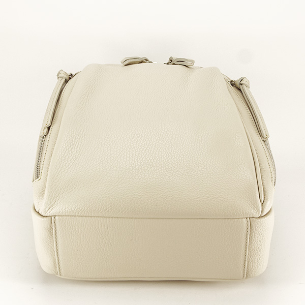 Rucsac crem din piele naturala B-9989 122 [5]