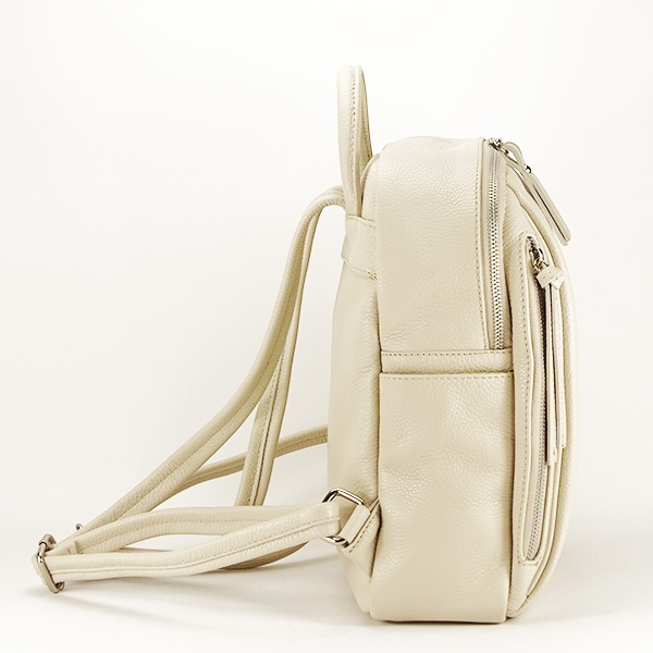 Rucsac crem din piele naturala B-9989 122 [3]
