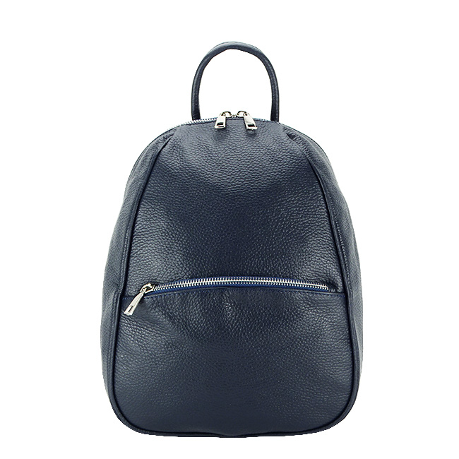 Rucsac dama din piele naturala B-8985 121 Bleumarin inchis [2]