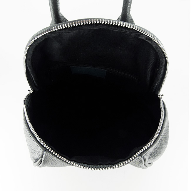 Rucsac dama din piele naturala B-8985 121 Gri inchis [6]