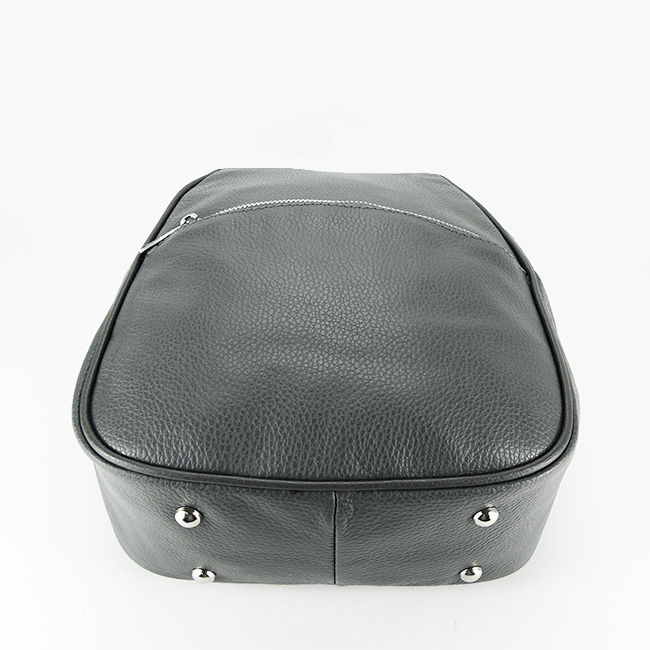 Rucsac dama din piele naturala B-8985 121 Gri inchis [5]