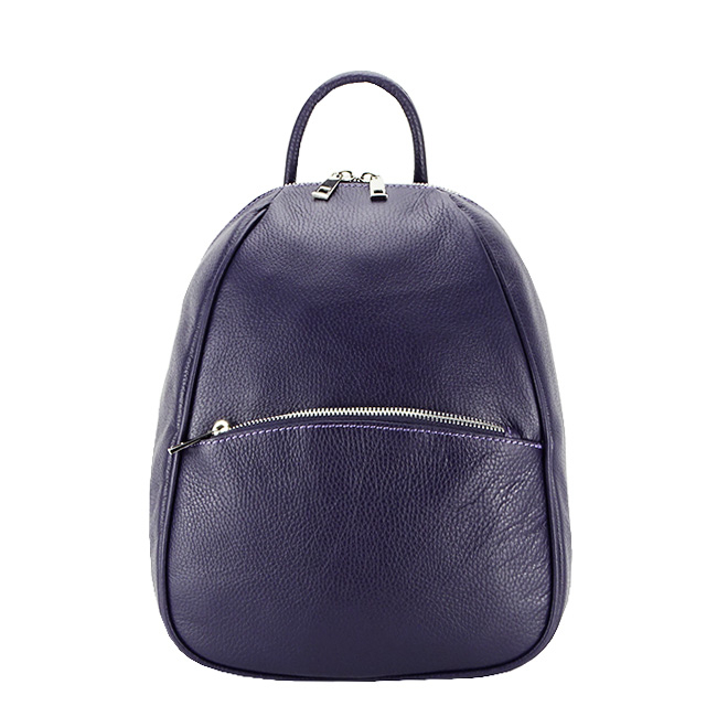 Rucsac dama din piele naturala B-8985 121 Mov inchis [2]