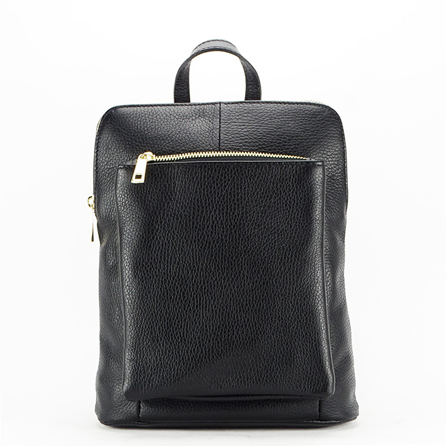 Rucsac convertibil in geanta din piele naturala B-1001 123 negru [2]