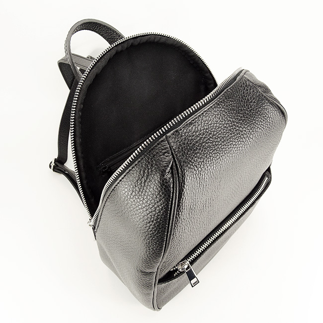 Rucsac din piele naturala negru B-8985 121 [7]