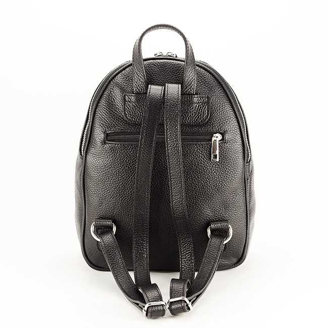 Rucsac din piele naturala negru B-8985 121 [4]